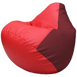 Кресло-мешок Груша Г2.3-0921 красный, бордовый