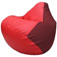 Кресло-мешок Груша Г2.3-0921 красный, бордовый
