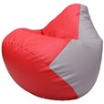 Кресло-мешок Груша Г2.3-0925 красный, сиреневый