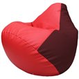 Кресло-мешок Груша Г2.3-0932 красный, бордовый