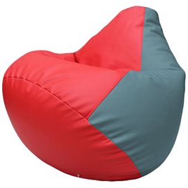 Кресло-мешок Груша Г2.3-0936 красный, голубой