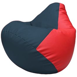 Кресло-мешок Груша Г2.3-1509 синий, красный