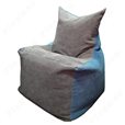 Бескаркасное кресло-мешок Фокс серо - голубой