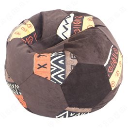Бескаркасное кресло-мешок Мяч Шоко-Африка