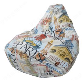 Бескаркасное кресло-мешок Груша Париж