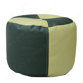Кресло-мешок пуфик зелёный+салатовый П2.1-18