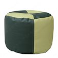 Кресло-мешок пуфик зелёный+салатовый П2.1-18