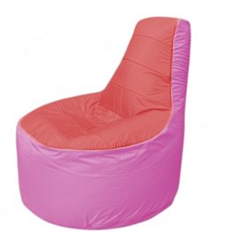 Живое кресло-мешокТрон Т1.1-0203(красный-розовый)