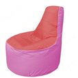 Живое кресло-мешокТрон Т1.1-0203(красный-розовый)