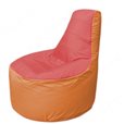 Живое кресло-мешокТрон Т1.1-0205(красный-оранжевый)