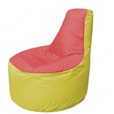 Живое кресло-мешокТрон Т1.1-0206(красный-желтый)