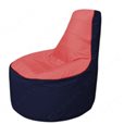 Живое кресло-мешокТрон Т1.1-0216(красный-тем.синий)