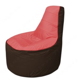 Живое кресло-мешокТрон Т1.1-0219(красный-коричневый)