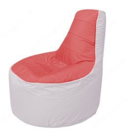 Живое кресло-мешокТрон Т1.1-0225(красный-белый)