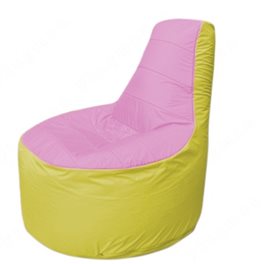 Живое кресло-мешокТрон Т1.1-0306(розовый-желтый)