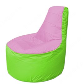Живое кресло-мешокТрон Т1.1-0307(розовый-салатовый)