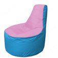 Живое кресло-мешокТрон Т1.1-0313(розовый-голубой)