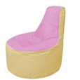 Живое кресло-мешокТрон Т1.1-0320(розовый-бежевый)