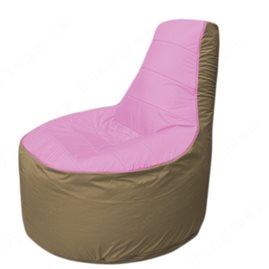 Живое кресло-мешокТрон Т1.1-0321(розовый-тем.бежевый)