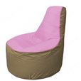 Живое кресло-мешокТрон Т1.1-0321(розовый-тем.бежевый)