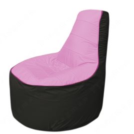 Живое кресло-мешокТрон Т1.1-0324(розовый-черный)