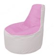 Живое кресло-мешокТрон Т1.1-0325(розовый-белый)