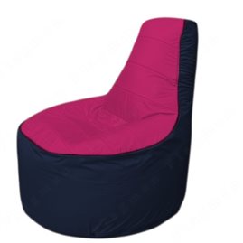 Живое кресло-мешокТрон Т1.1-0416(фуксия-тем.синий)