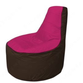 Живое кресло-мешокТрон Т1.1-0419(фуксия-коричневый)
