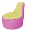 Живое кресло-мешокТрон Т1.1-0603(желтый-розовый)