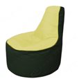 Живое кресло-мешокТрон Т1.1-0609(желтый-тем.зеленый)