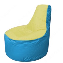 Живое кресло-мешокТрон Т1.1-0613(желтый-голубой)