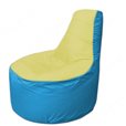 Живое кресло-мешокТрон Т1.1-0613(желтый-голубой)