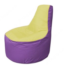 Живое кресло-мешокТрон Т1.1-0617(желтый-сиреневый)