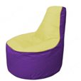 Живое кресло-мешокТрон Т1.1-0618(желтый-фиолетовый)
