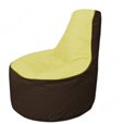 Живое кресло-мешокТрон Т1.1-0619(желтый-коричневый)