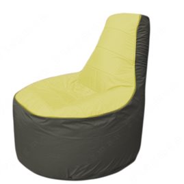 Живое кресло-мешокТрон Т1.1-0622(желтый-серый)