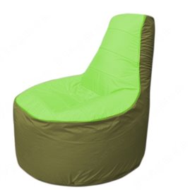 Живое кресло-мешокТрон Т1.1-0710(салатовый-оливковый)