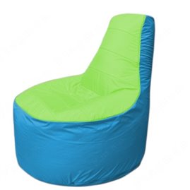 Живое кресло-мешокТрон Т1.1-0713(салатовый-голубой)