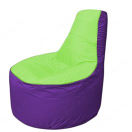 Живое кресло-мешокТрон Т1.1-0718(салатовый-фиолетовый)