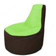 Живое кресло-мешокТрон Т1.1-0719(салатовый-коричневый)