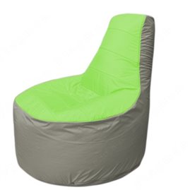 Живое кресло-мешокТрон Т1.1-0722(салатовый-серый)