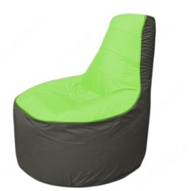 Живое кресло-мешокТрон Т1.1-0723(салатовый-тем.серый)