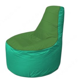 Живое кресло-мешокТрон Т1.1-0812(зеленый-бирюзовый)