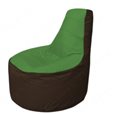 Живое кресло-мешокТрон Т1.1-0819(зеленый-коричневый)