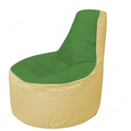 Живое кресло-мешокТрон Т1.1-0820(зеленый-бежевый)