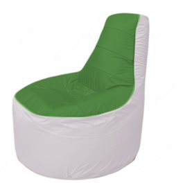 Живое кресло-мешокТрон Т1.1-0825(зеленый-белый)