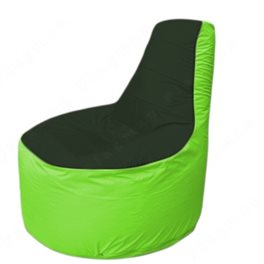 Живое кресло-мешокТрон Т1.1-0907(тем.зелёный-салатовый)