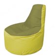 Живое кресло-мешокТрон Т1.1-1006(оливковый-желтый)