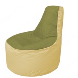 Живое кресло-мешокТрон Т1.1-1020(оливковый-бежевый)