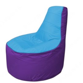 Живое кресло-мешокТрон Т1.1-1318(голубой-фиолетовый)